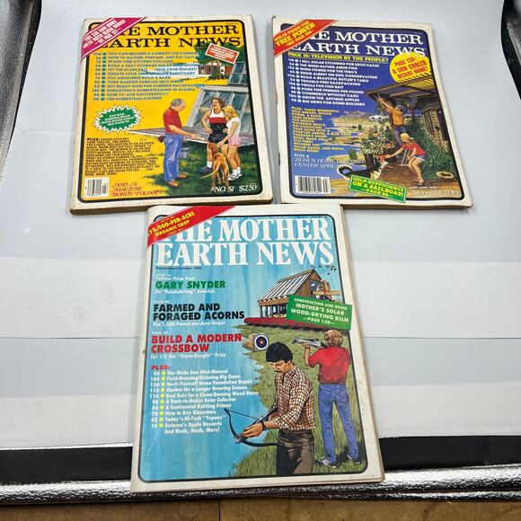 Vintage Lot 6 Issues Mother Earth News May '78 May '80 Sept '84 Jan July Nov '81 - Picture 3 of 7